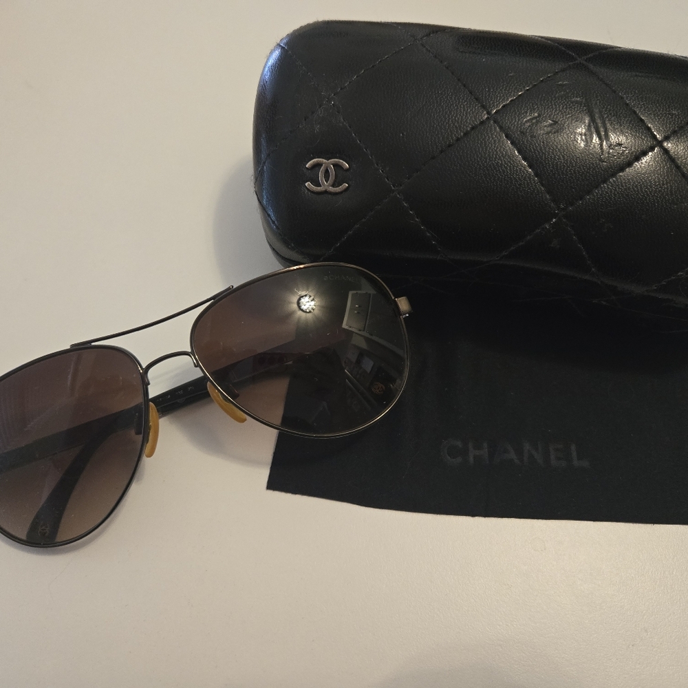CHANEL Black Sunglasses Timeless Elegance